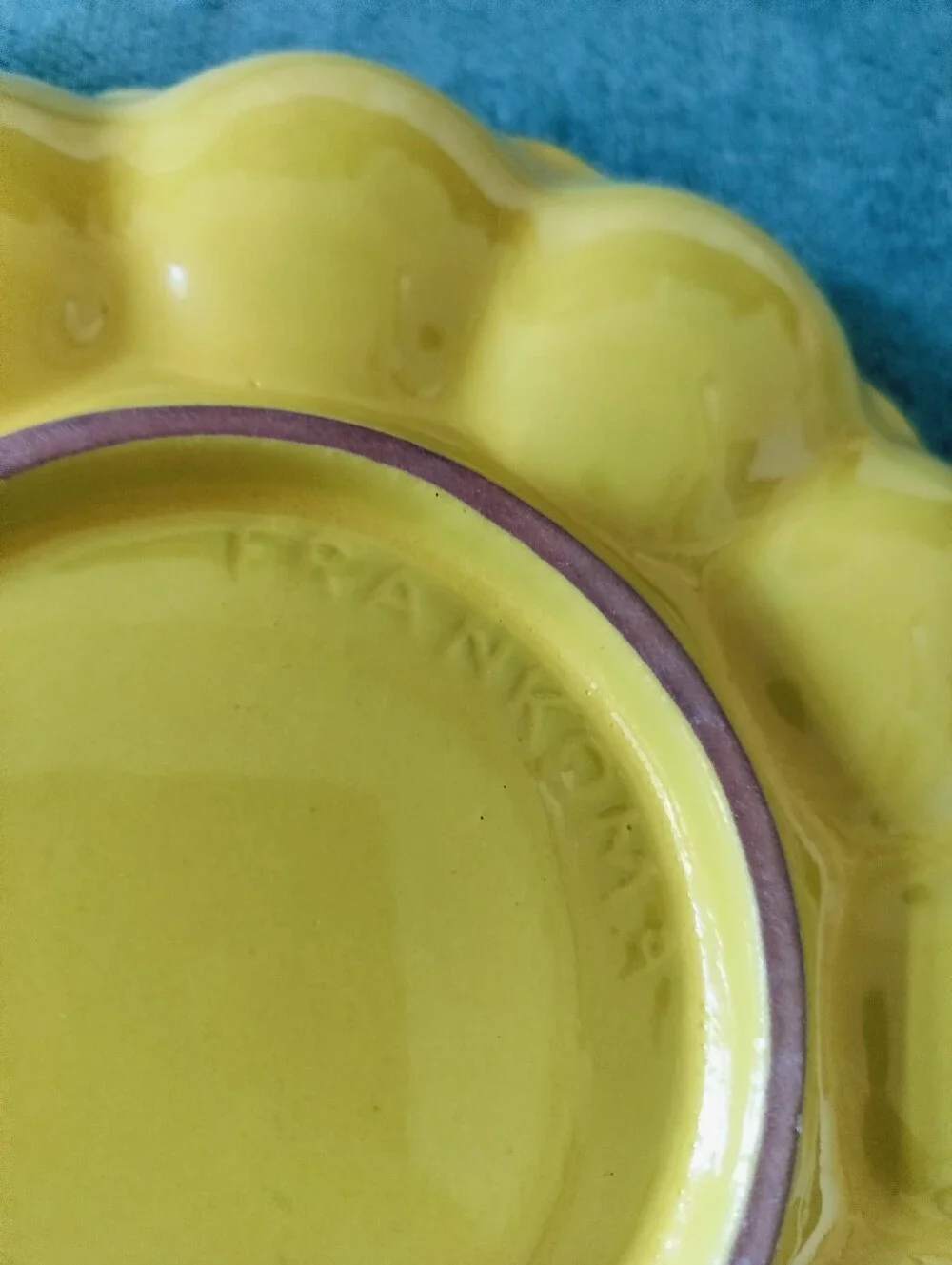 Frankoma vibrant yellow